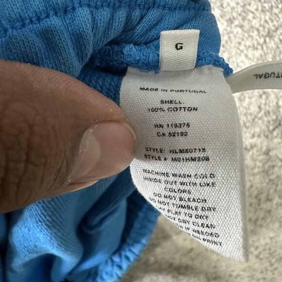 Helmut Lang Pants Mens Large Blue Sweatpants Joggers A Visual Aid Summer 2022 - Picture 9 of 11